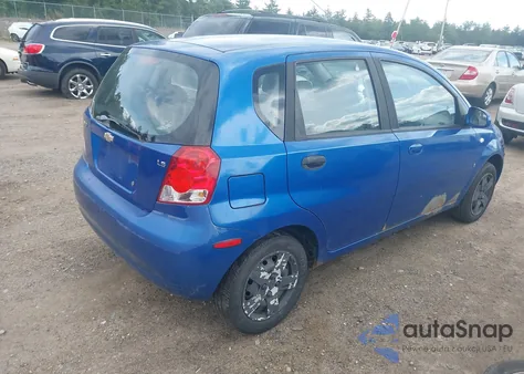 2007 Chevrolet Aveo 5 Ls from USA, damaged, VIN KL1TD66647B711190